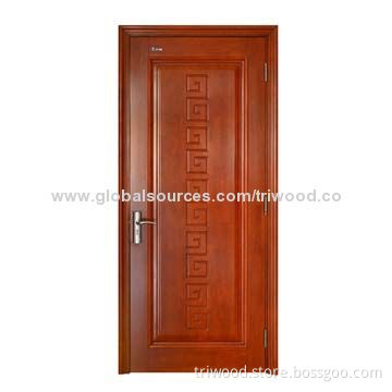 Exquisite Interior Solid Wood Door with Solid Wood Core and Environment-friendly Painting